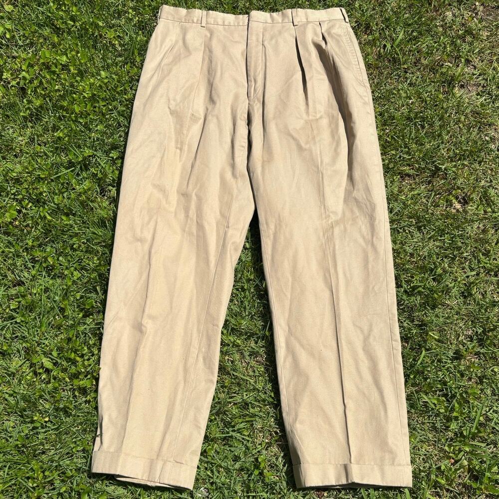 Men's 90s Oak Hall Khaki Pants sz 34x31